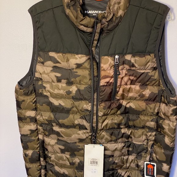 Hawke & Co Down Packable Mens Vest (NWT) - Picture 1 of 9